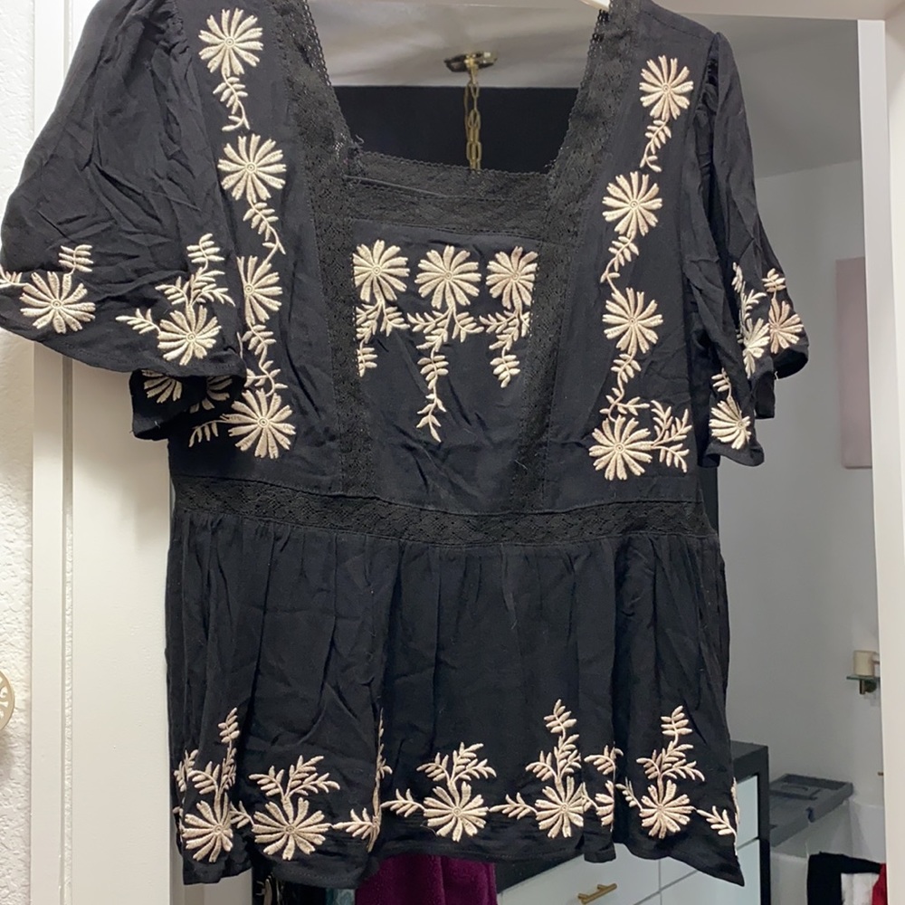 In Loom embroidered blouse